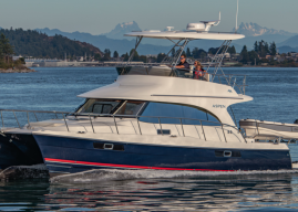 Aspen Power Cats Debuts their new C128 at Annapolis Show